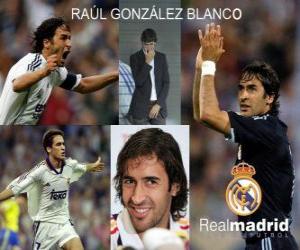 Puzzle Raúl González Blanco Real Madrid CF απεργός μεταξύ 1994 και 2010
